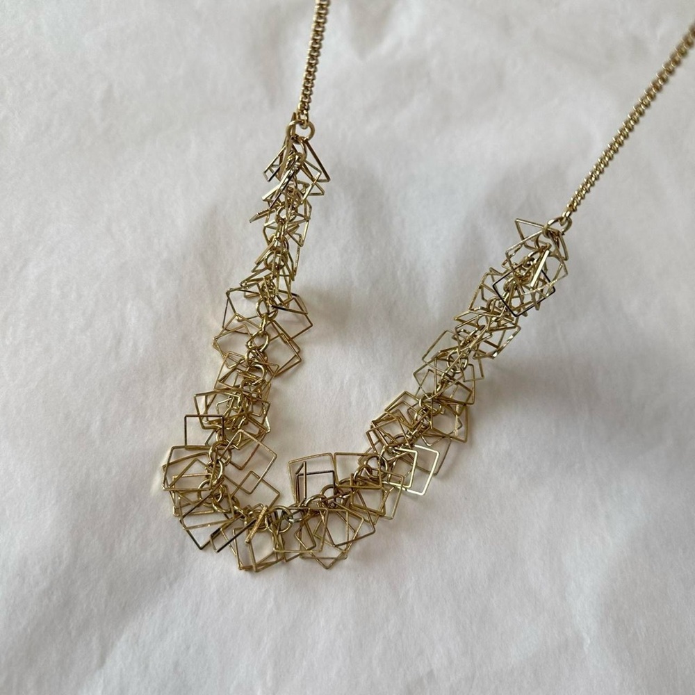 Chic Gold Geometric Necklace